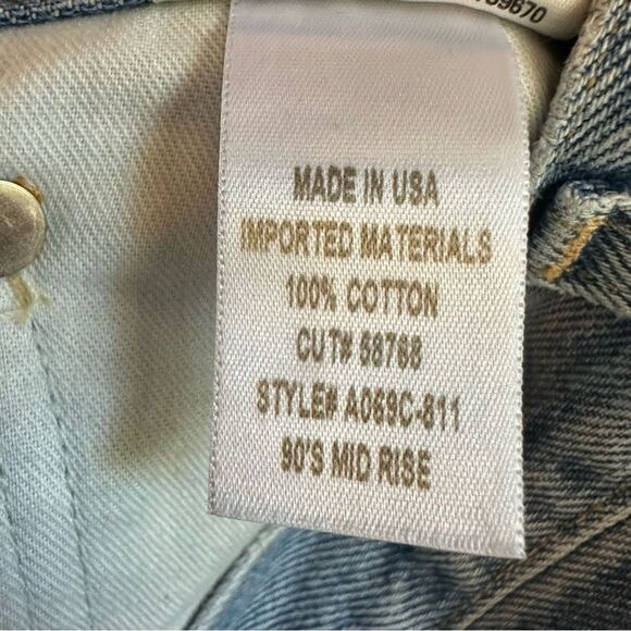 AGOLDE 90's Mid Rise Loose Fit Jeans in Fall Out Size 24 - Picture 9 of 12